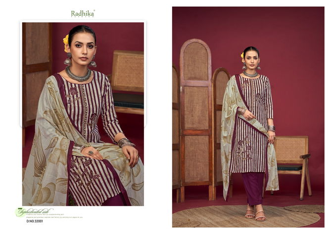 Shekha By Radhika Azara Lawn Embroidery Printed Dress Material Wholesale Online
